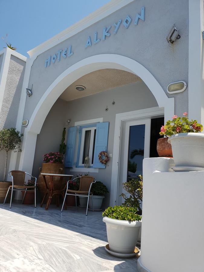 Alkyon Hotel Kamári Exterior foto