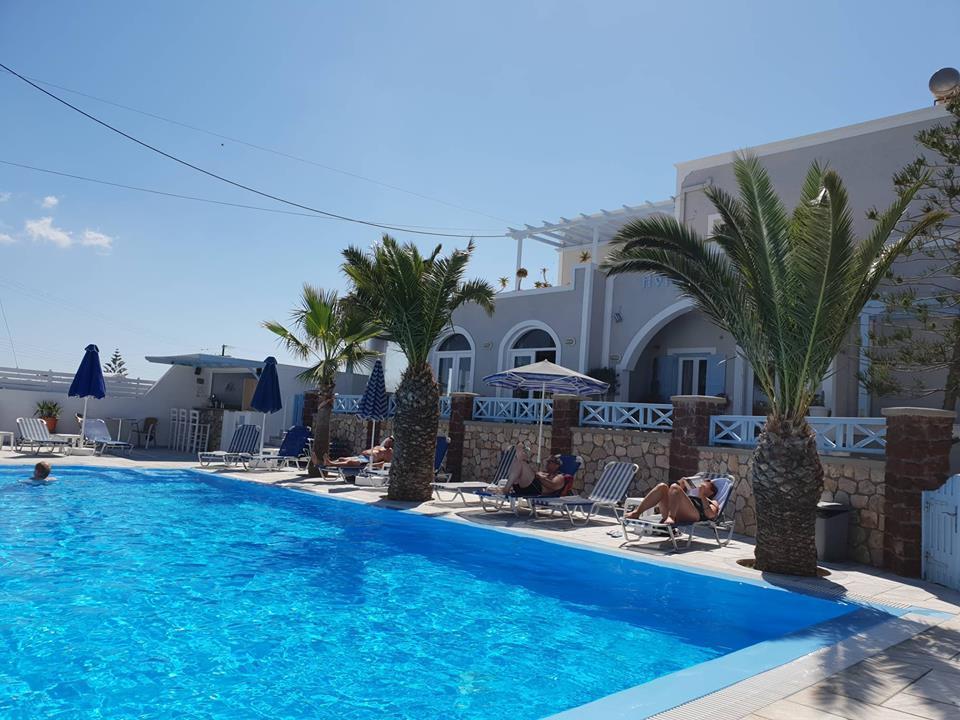 Alkyon Hotel Kamári Exterior foto